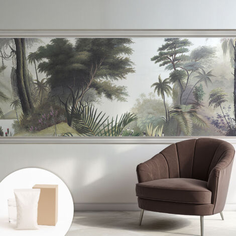 Carta Da Parati Con Design Moderno - Per Rinnovamento Rapido - Non-Woven - Per Interni Moderni Paesaggio esotico 250x104 cm (1/5)