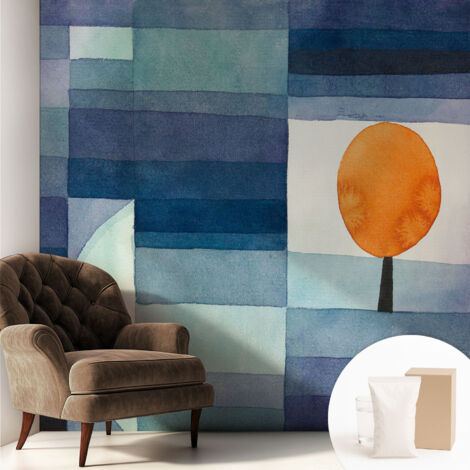 Carta Da Parati Non Tessuto - Con Colla Gratuita - Con Motivi Moderni - Design Elegante Per Pareti Albero astratto 250x250 cm (1/5)