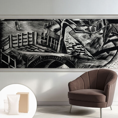 Carta Da Parati - Murale Alla Moda Decorazione - Camera Da Letto - Con Colla Gratuita Paesaggio architettonico 250x104 cm (1/5)