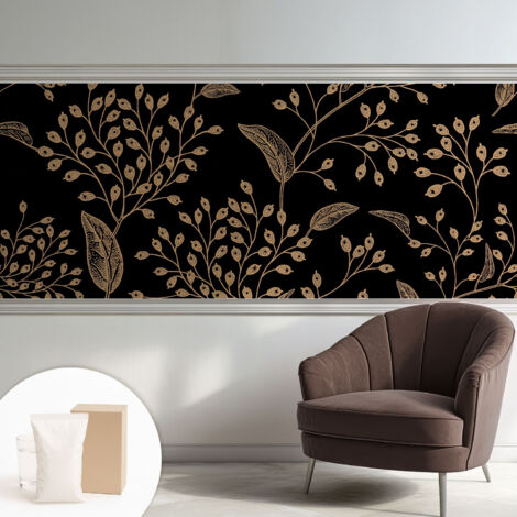 Carta Da Parati Non Tessuto - Decorazione Da Muro - Traspirante - Con Motivo - Per Camera Da Letto Cucina eleganza botanica 250x104 cm (1/5)