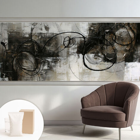 Carta Da Parati - Murale Alla Moda Decorazione - Camera Da Letto - Con Colla Gratuita Vortice astratto 250x104 cm (1/5)
