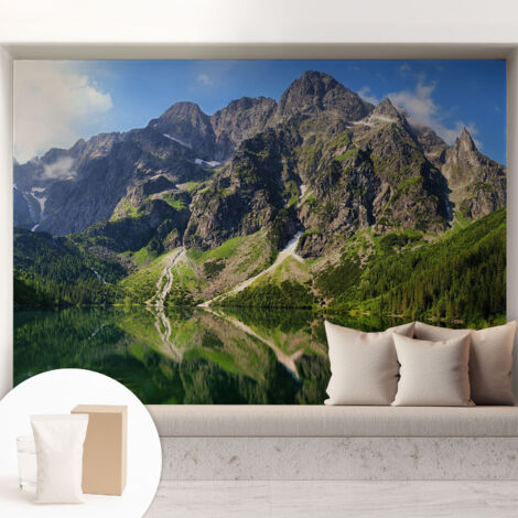 Carta Da Parati - Murale Alla Moda Decorazione - Camera Da Letto - Con Colla Gratuita Montagne pittoresche 208x146 cm (1/5)