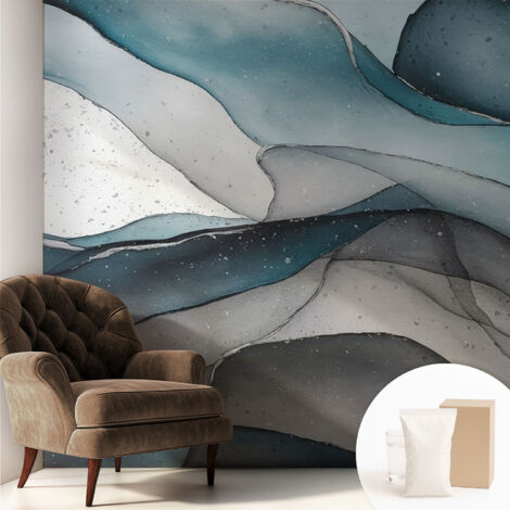 Carta Da Parati - Murale Alla Moda Decorazione - Camera Da Letto - Con Colla Gratuita piogge colorate 250x250 cm (1/5)