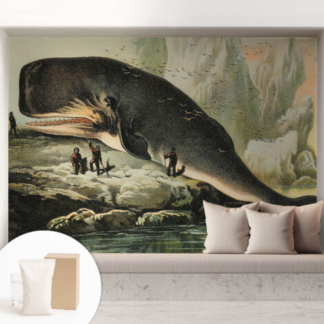 Carta Da Parati - Murale Alla Moda Decorazione - Camera Da Letto - Con Colla Gratuita Gigantismo marino 208x146 cm (1/5)