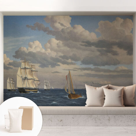 Carta Da Parati In Vlies Decorativa Per Pareti - Con Motivi Moderni - Con Colori Intensi - Per Ufficio Avventura in mare 208x146 cm (1/5)