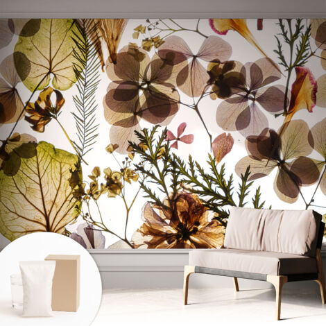 Carta Da Parati Non Tessuto - Con Colla Gratuita - Con Motivi Moderni - Design Elegante Per Pareti Composizione naturale 312x219 cm (1/5)