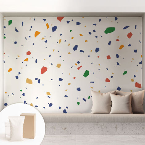 Carta Da Parati - Murale Alla Moda Decorazione - Camera Da Letto - Con Colla Gratuita Pezzi dell'arcobaleno 208x146 cm (1/5)