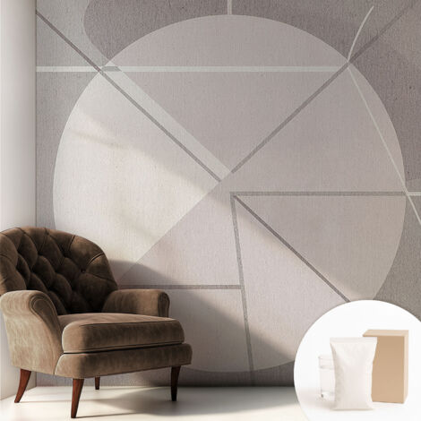Carta Da Parati Non Tessuto - Decorazione Da Muro - Traspirante - Con Motivo - Per Camera Da Letto Cucina Geometria astratta 250x250 cm (1/5)