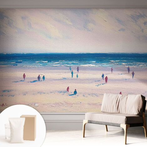Carta Da Parati Non Tessuto - Di Alta Qualità Per Il Soggiorno La Cucina - Tendenze Moderne - Vlies Ecologico Paesaggio marino 312x219 cm (1/5)