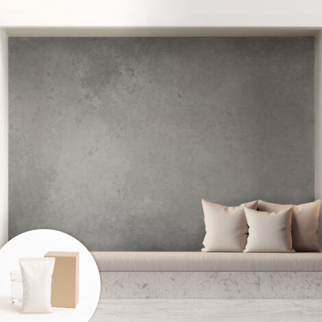 Carta Da Parati - Non Tessuto - Con Colla Inclusa - Per Interni - Ecologica - Con Ingresso - Soggiorno Grigio elegante 208x146 cm (1/5)