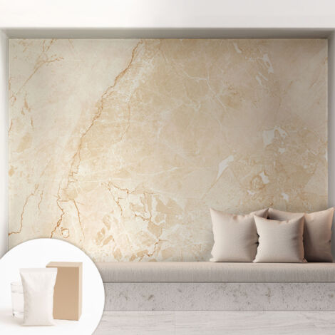Carta Da Parati - Mural - Con Sala Da Pranzo - Camera Da Letto - Cameretta - Con Colla Gratuita Pietra naturale 208x146 cm