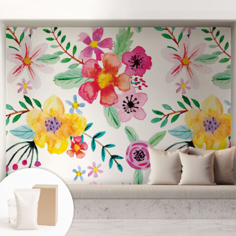 Carta Da Parati - Murale Alla Moda Decorazione - Camera Da Letto - Con Colla Gratuita Freschezza floreale 208x146 cm (1/5)
