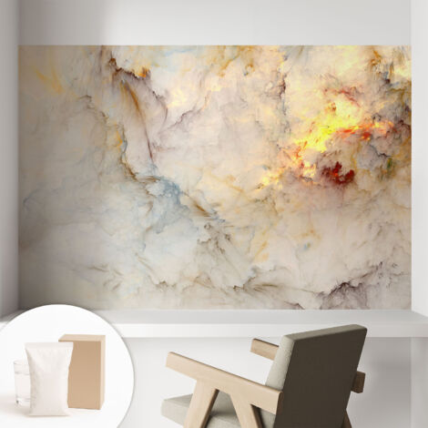 Carta Da Parati Non Tessuto - Di Alta Qualità Per Il Soggiorno La Cucina - Tendenze Moderne - Vlies Ecologico Paesaggio colorato 104x70 cm (1/5)