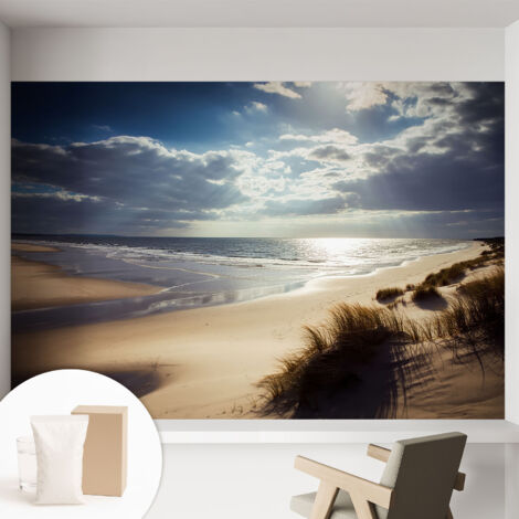 Carta Da Parati In Vlies - Fotomurale - Decorazione Paretie - Per Camera Da Letto - Per Soggiorno - Con Colla Gratuita Costa Radiosa 152x104 cm (1/5)