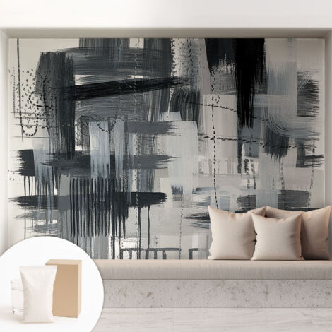 Carta Da Parati Non Tessuto - Decorazione Da Muro - Traspirante - Con Motivo - Per Camera Da Letto Cucina Arte moderna 208x146 cm (1/5)
