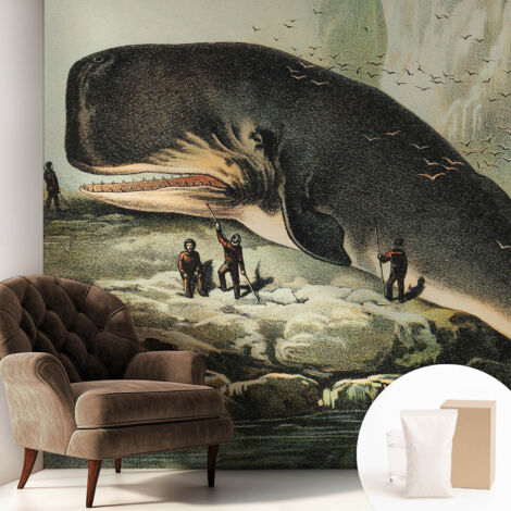 Carta Da Parati - Murale Alla Moda Decorazione - Camera Da Letto - Con Colla Gratuita Gigantismo marino 250x250 cm (1/5)