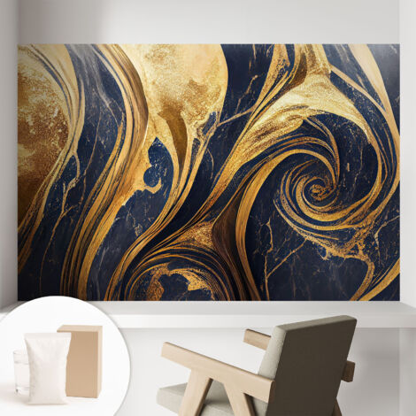 Carta Da Parati - Murale Alla Moda Decorazione - Camera Da Letto - Con Colla Gratuita Motivi marmorizzati 104x70 cm (1/5)