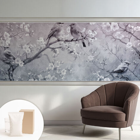 Carta Da Parati - Murale Alla Moda Decorazione - Camera Da Letto - Con Colla Gratuita Natura sottile 250x104 cm (1/5)