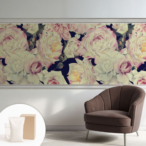 Carta Da Parati - Murale Alla Moda Decorazione - Camera Da Letto - Con Colla Gratuita Bouquet di fiori 250x104 cm (1/5)