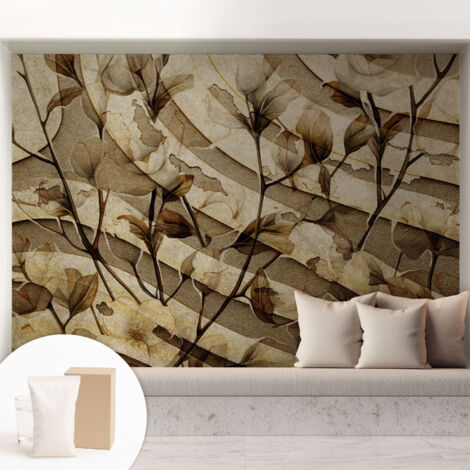 Carta Da Parati - Mural - Con Sala Da Pranzo - Camera Da Letto - Cameretta - Con Colla Gratuita flora classica 208x146 cm (1/5)