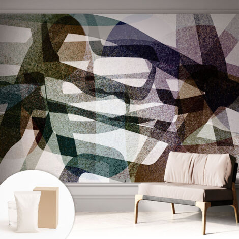 Carta Da Parati - Mural - Con Sala Da Pranzo - Camera Da Letto - Cameretta - Con Colla Gratuita Fiocchi colorati 312x219 cm (1/5)