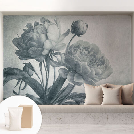 Carta Da Parati - Non Tessuto - Con Colla Inclusa - Per Interni - Ecologica - Con Ingresso - Soggiorno Chic floreale 208x146 cm (1/5)