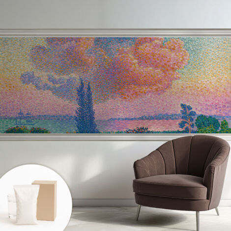 Carta Da Parati - Murale Alla Moda Decorazione - Camera Da Letto - Con Colla Gratuita Paesaggio colorato 250x104 cm (1/5)