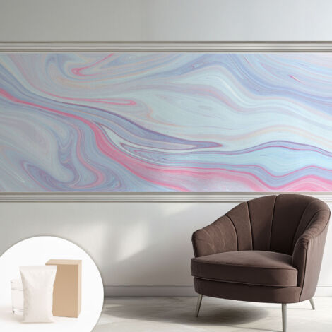 Carta Da Parati - Murale Alla Moda Decorazione - Camera Da Letto - Con Colla Gratuita Vortice pastello 250x104 cm (1/5)
