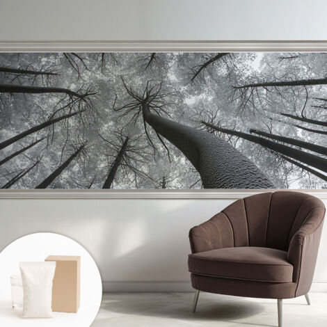 Carta Da Parati - Murale Alla Moda Decorazione - Camera Da Letto - Con Colla Gratuita Paesaggio invernale 250x104 cm (1/5)