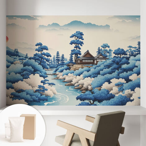Carta Da Parati In Vlies - Fotomurale - Decorazione Paretie - Per Camera Da Letto - Per Soggiorno - Con Colla Gratuita Natura pacifica 104x70 cm