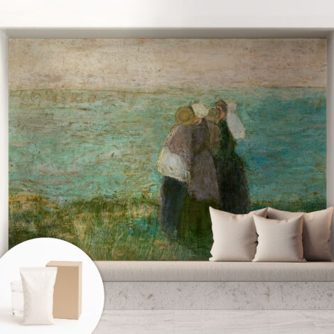 Carta Da Parati - Mural - Con Sala Da Pranzo - Camera Da Letto - Cameretta - Con Colla Gratuita Riflessione sul mare 208x146 cm (1/5)