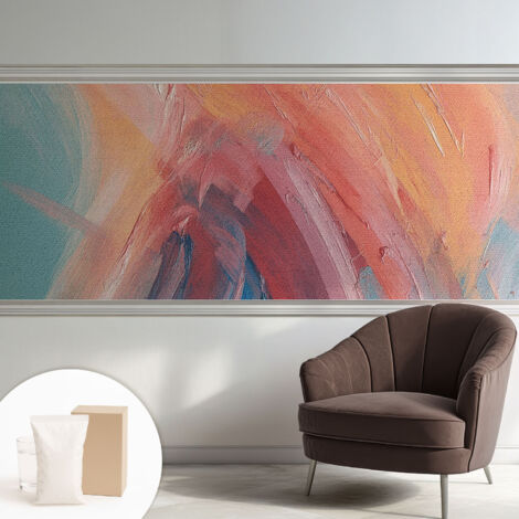 Carta Da Parati - Murale Alla Moda Decorazione - Camera Da Letto - Con Colla Gratuita Esplosioni colorate 250x104 cm (1/5)