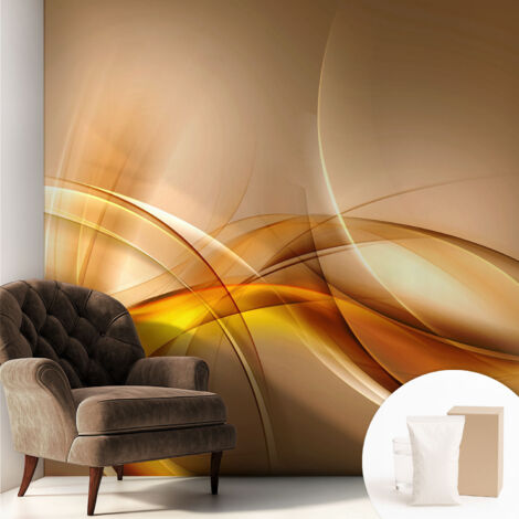 Carta Da Parati Non Tessuto - Con Colla Gratuita - Con Motivi Moderni - Design Elegante Per Pareti Linee delicate 250x250 cm (1/5)