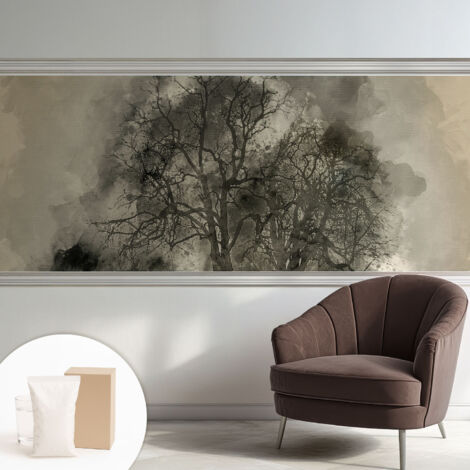 Carta Da Parati - Murale Alla Moda Decorazione - Camera Da Letto - Con Colla Gratuita Alberi misteriosi 250x104 cm (1/5)