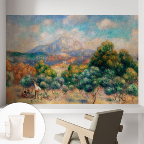 Carta Da Parati - Murale Alla Moda Decorazione - Camera Da Letto - Con Colla Gratuita paesaggio montano 104x70 cm (1/5)