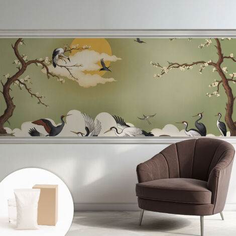 Carta Da Parati Non Tessuto - Di Alta Qualità Per Il Soggiorno La Cucina - Tendenze Moderne - Vlies Ecologico Natura elegante 250x104 cm (1/5)