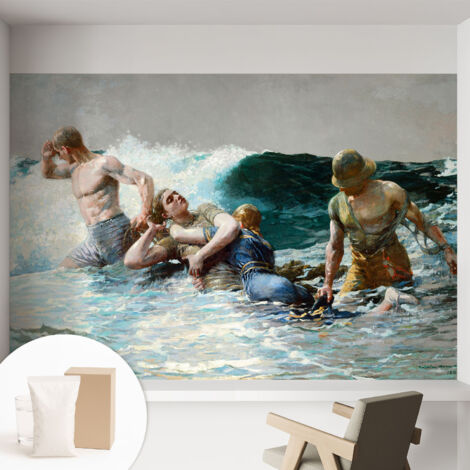 Carta Da Parati - Murale Alla Moda Decorazione - Camera Da Letto - Con Colla Gratuita combattimento navale 152x104 cm (1/5)