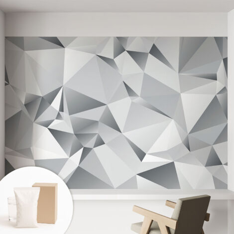 Carta Da Parati - Murale Alla Moda Decorazione - Camera Da Letto - Con Colla Gratuita Geometria astratta 152x104 cm (1/5)
