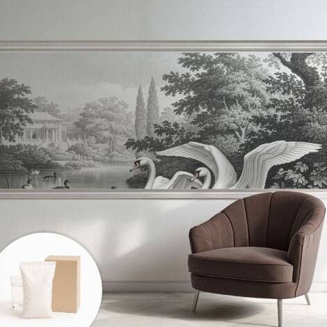 Carta Da Parati - Murale Alla Moda Decorazione - Camera Da Letto - Con Colla Gratuita L'eleganza della natura 250x104 cm (1/5)