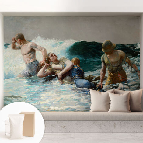 Carta Da Parati - Murale Alla Moda Decorazione - Camera Da Letto - Con Colla Gratuita combattimento navale 208x146 cm (1/5)