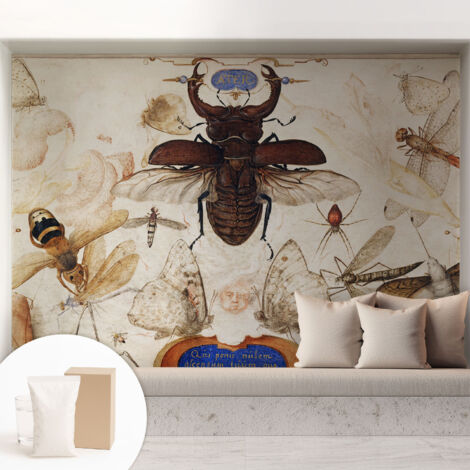 Carta Da Parati Non Tessuto - Decorazione Da Muro - Traspirante - Con Motivo - Per Camera Da Letto Cucina Armonia naturale 208x146 cm (1/5)