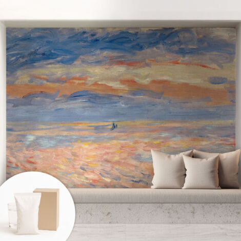 Carta Da Parati Con Design Moderno - Per Rinnovamento Rapido - Non-Woven - Per Interni Moderni Paesaggio marino 208x146 cm (1/5)