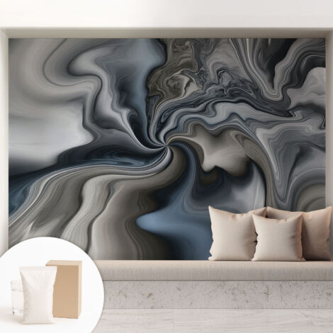 Carta Da Parati - Murale Alla Moda Decorazione - Camera Da Letto - Con Colla Gratuita Nuvole vorticose 208x146 cm (1/5)