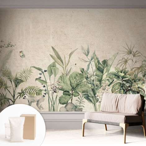 Carta Da Parati Non Tessuto - Di Alta Qualità Per Il Soggiorno La Cucina - Tendenze Moderne - Vlies Ecologico giungla tropicale 312x219 cm (1/5)