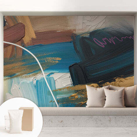 Carta Da Parati - Murale Alla Moda Decorazione - Camera Da Letto - Con Colla Gratuita Modello astratto 208x146 cm (1/5)
