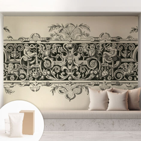 Carta Da Parati Non Tessuto - Decorazione Da Muro - Traspirante - Con Motivo - Per Camera Da Letto Cucina Motivi mitologici 208x146 cm (1/5)
