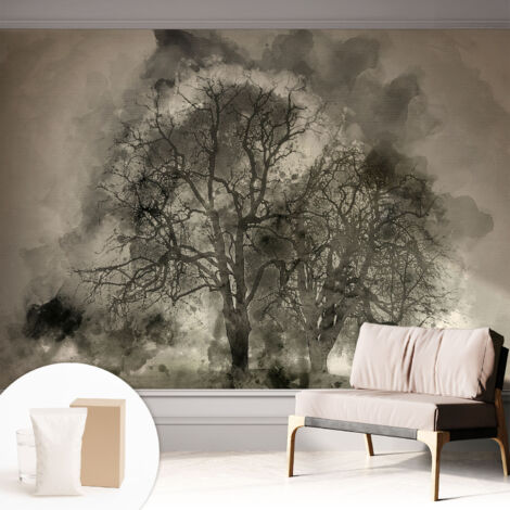Carta Da Parati - Murale Alla Moda Decorazione - Camera Da Letto - Con Colla Gratuita Alberi misteriosi 312x219 cm (1/5)