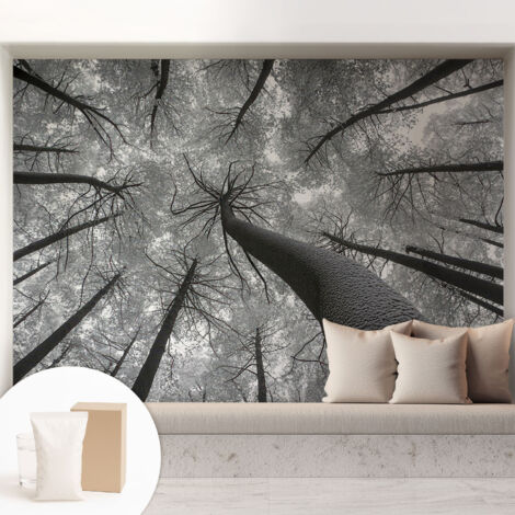 Carta Da Parati - Murale Alla Moda Decorazione - Camera Da Letto - Con Colla Gratuita Paesaggio invernale 208x146 cm (1/5)