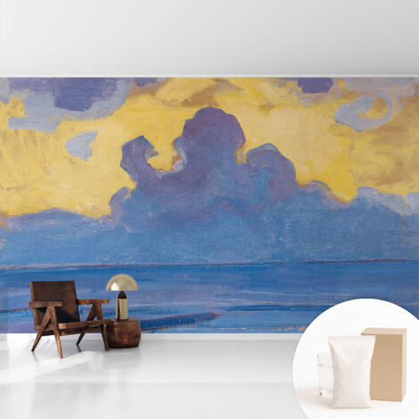 Tapete Vliestapete mit Kleber Wandtapete modern - Tapete mit Motiv - Tapete Schlafzimmer Wolkenlandschaft 416x254 cm (1/5)