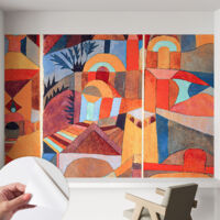 Carta da parati autoadesiva - impermeabile - murale da parete - decorazione murale - Mosaico colorato 152x104 cm